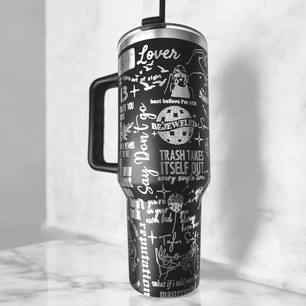 Swiftie 40oz engraved tumbler